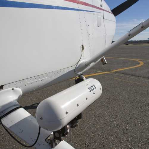 Geovantage plane with sensor