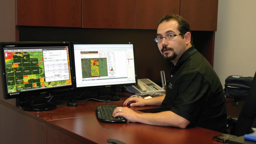 Wade Barnes Farmers Edge using FarmCommand
