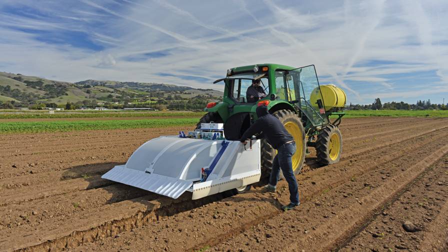 Blue River Tech See and Spray prototype in CA